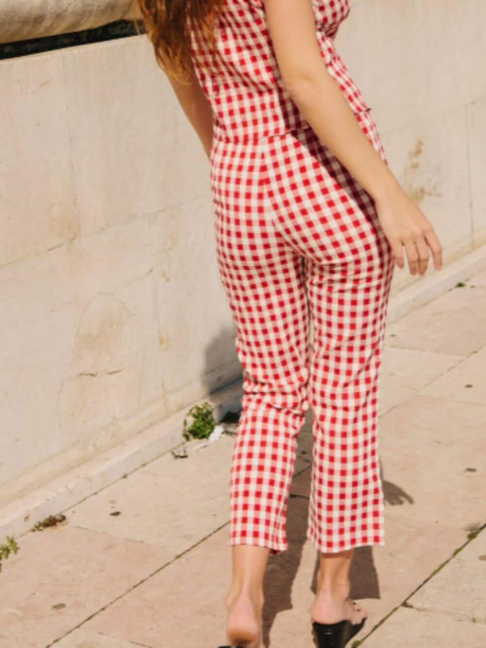 Kristin Pant Lisa Says Gah Cherry Gingham - Picture 4 of 6